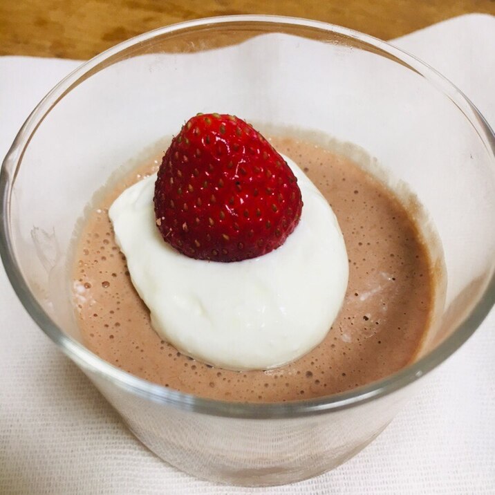 豆腐入り!チョコレートムース